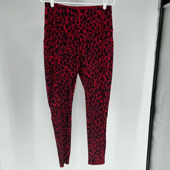 CHICO’S NWT ZENERGY SO SLIMMING PIMA COTTON ANIMAL PRINT WILD POPPY RED ANIMAL - Picture 3 of 13
